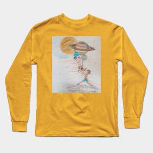 Pulling Planets: Retrograde Rx Reflections Long Sleeve T-Shirt